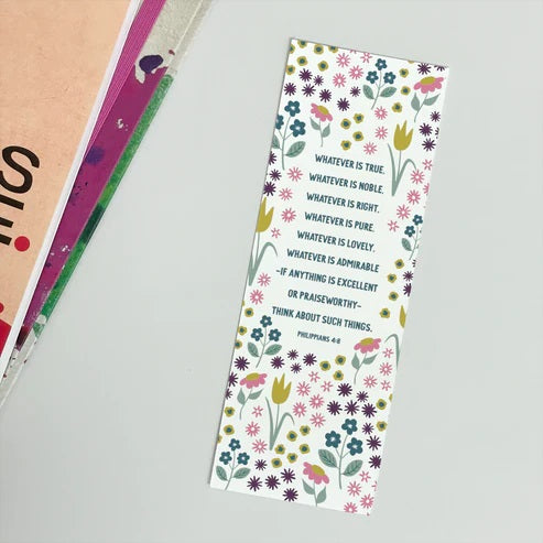Whatever Is True (Tulip) Christian Bookmark