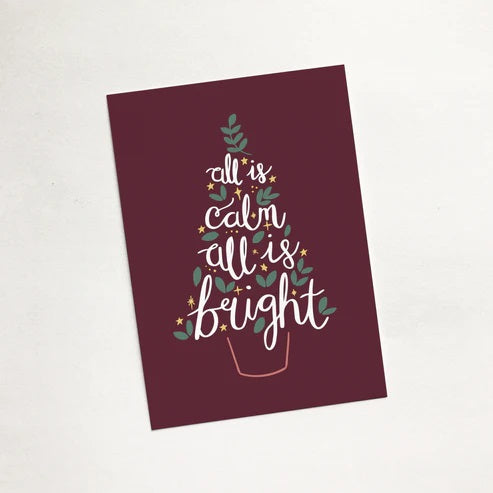 All Is Calm - Christmas Mini Cards