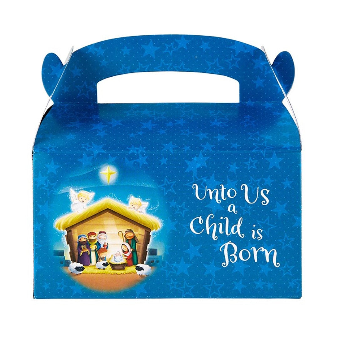 Unto Us A Child Is Born Christmas Treat Box