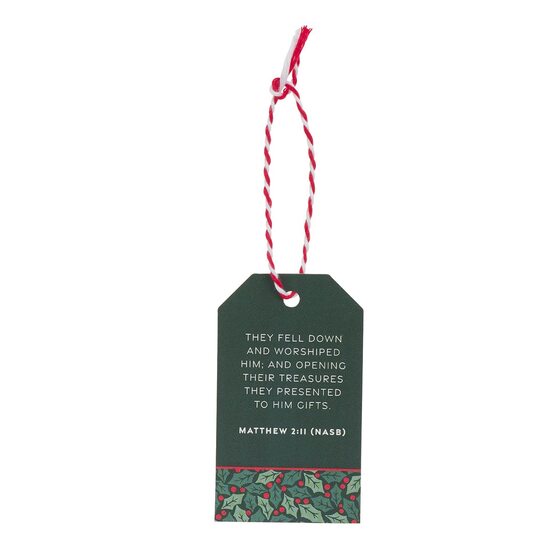 Worship Him Christmas Gift Tag Set