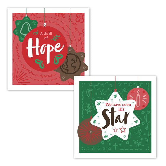 Christmas Boxed Cards: Hope/Star (Box of 16)