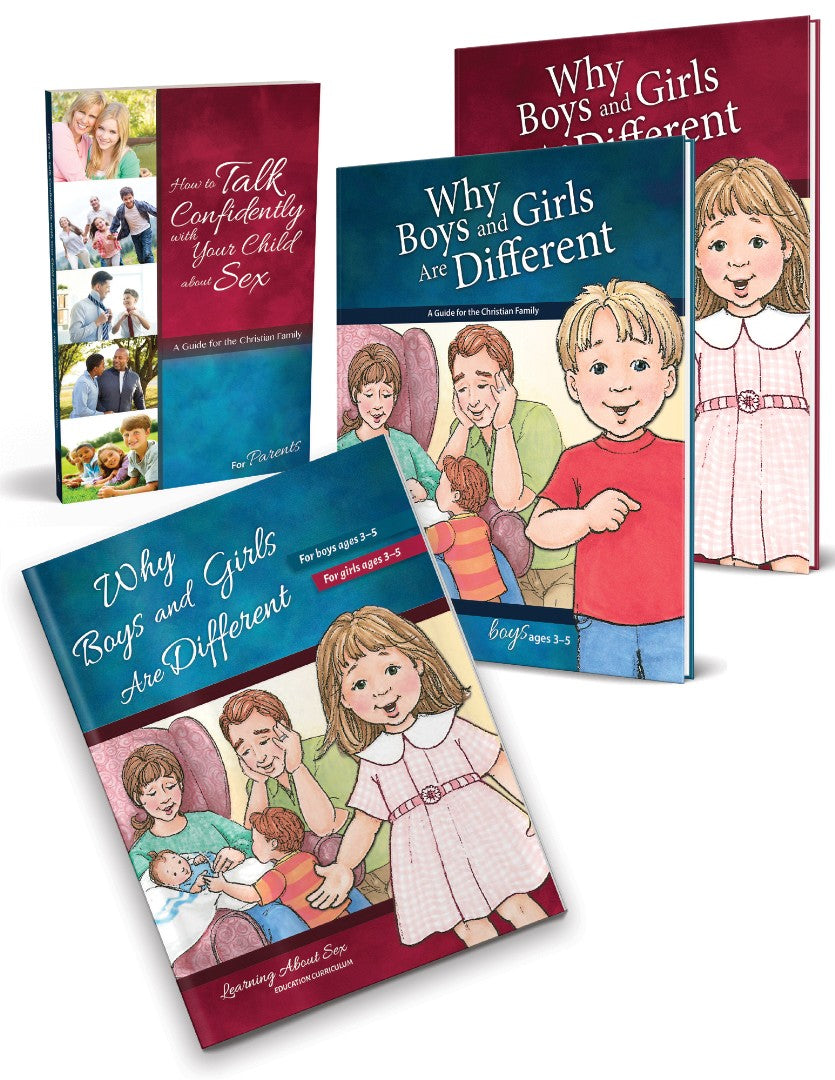 Why Boys and Girls are Different: Ages 3-5 Curriculum Bundle