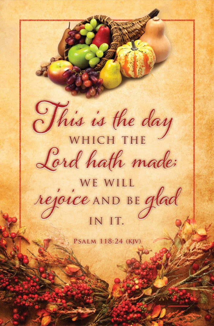 This is the Day Thanksgiving Bulletin (pack of 100)