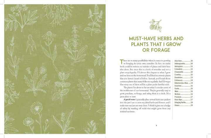 The Homestead Herbal Remedies Guide - Re-vived