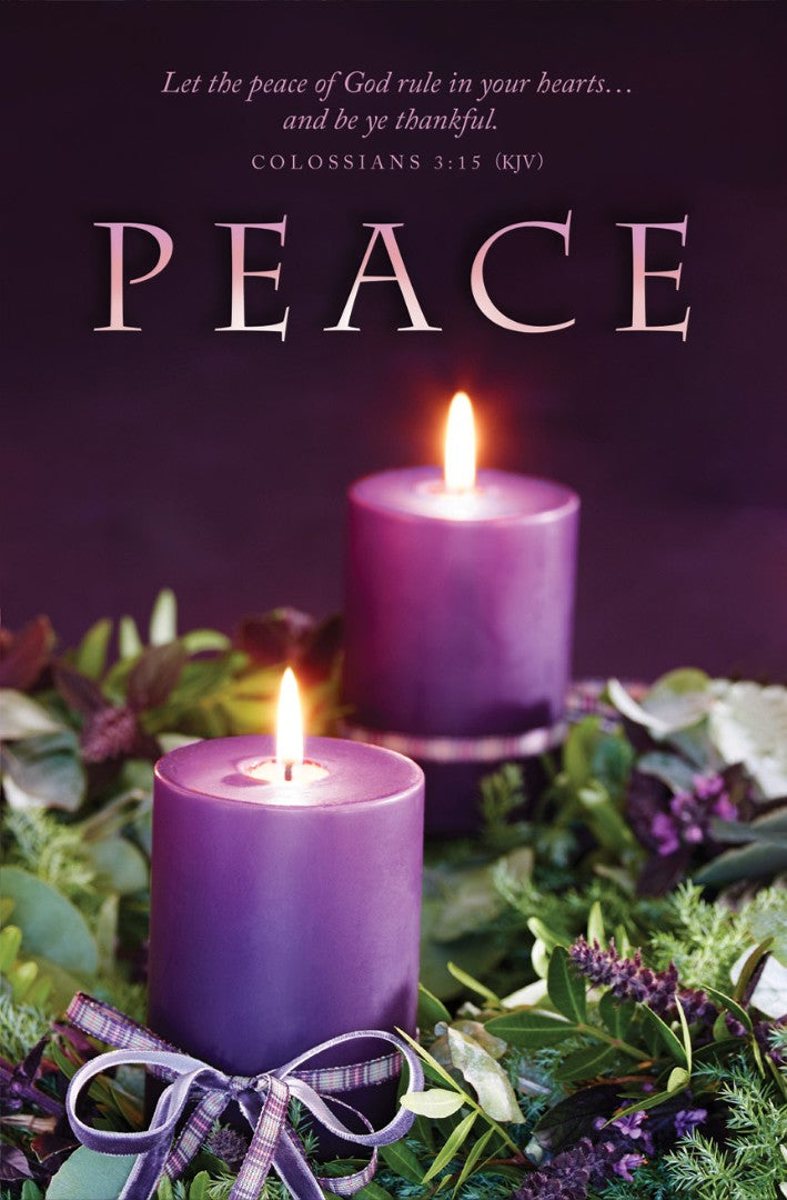 Peace Advent Bulletin (pack of 100)