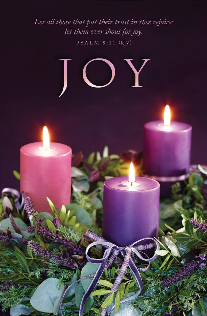 Joy Advent Bulletin (pack of 100)