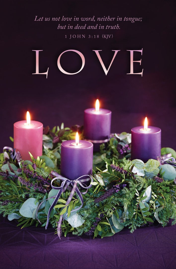 Love Advent Bulletin (pack of 100)