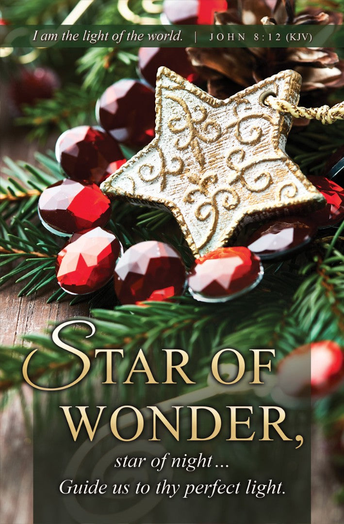 Star of Wonder Christmas Bulletin (pack of 100)