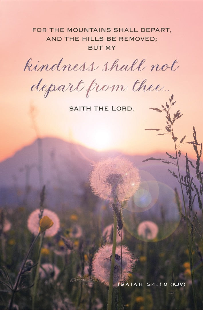Kindness Shall Not Depart Bulletin (pack of 100)