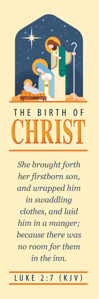 Birth of Christ Kids Bookmark (pack of 25)