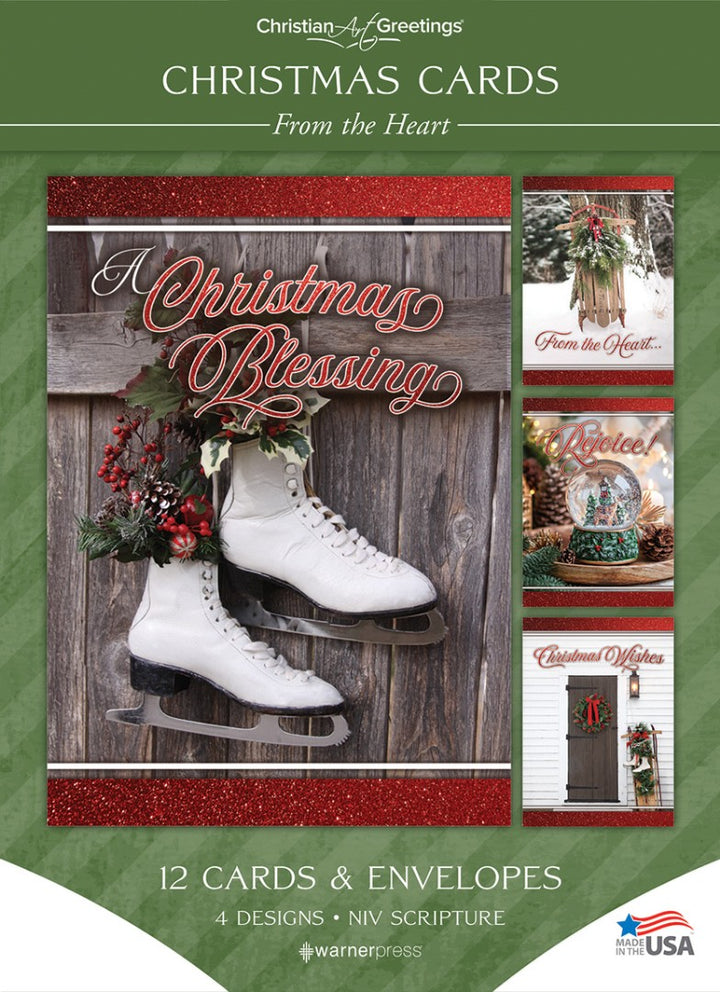 From the Heart Assorted Christmas Boxed Cards - Re-vived