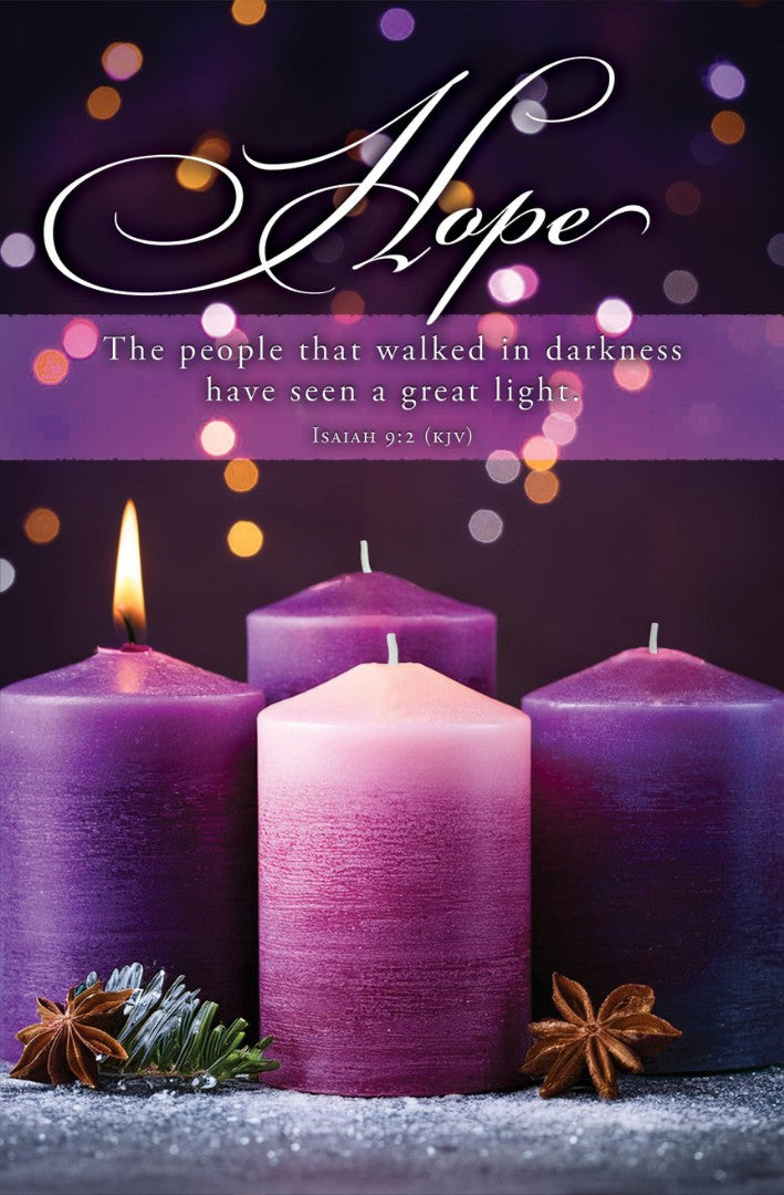 Hope Advent Bulletin (pack of 100)