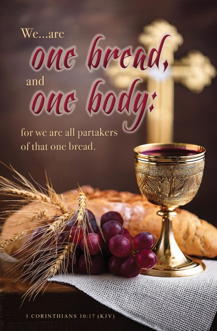 We Are One Bread Communion Bulletin (pack of 100)