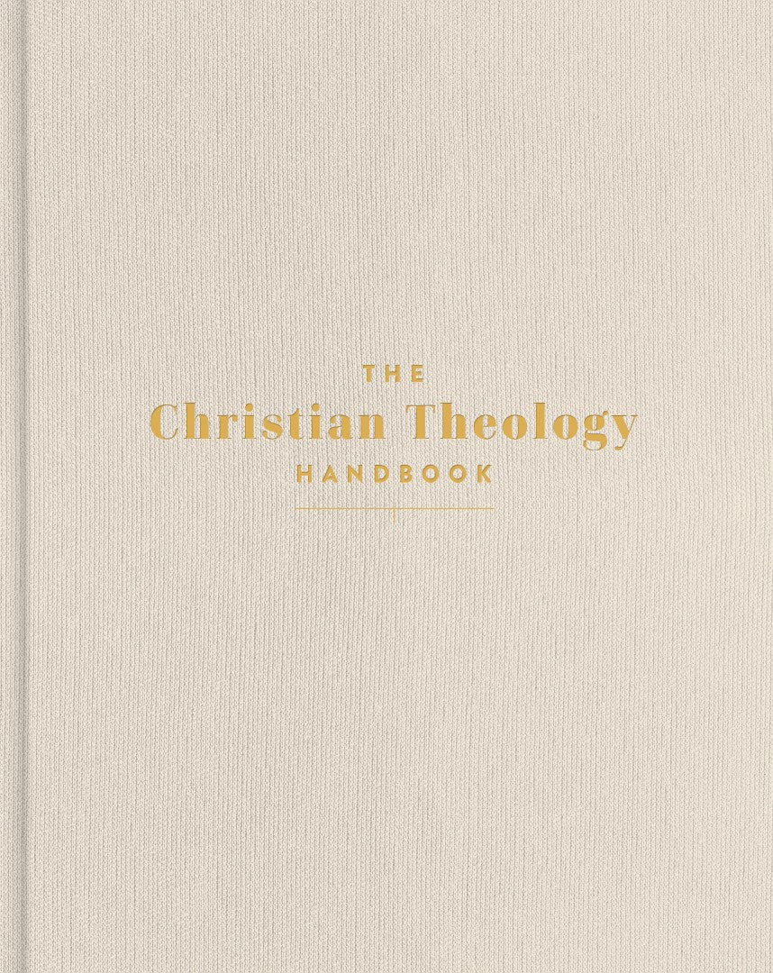 The Christian Theology Handbook, Cream Cloth Over Board