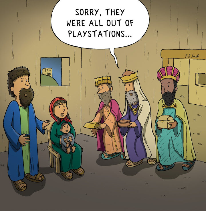 Nutty Nativity Christmas Cards (pack of 5)