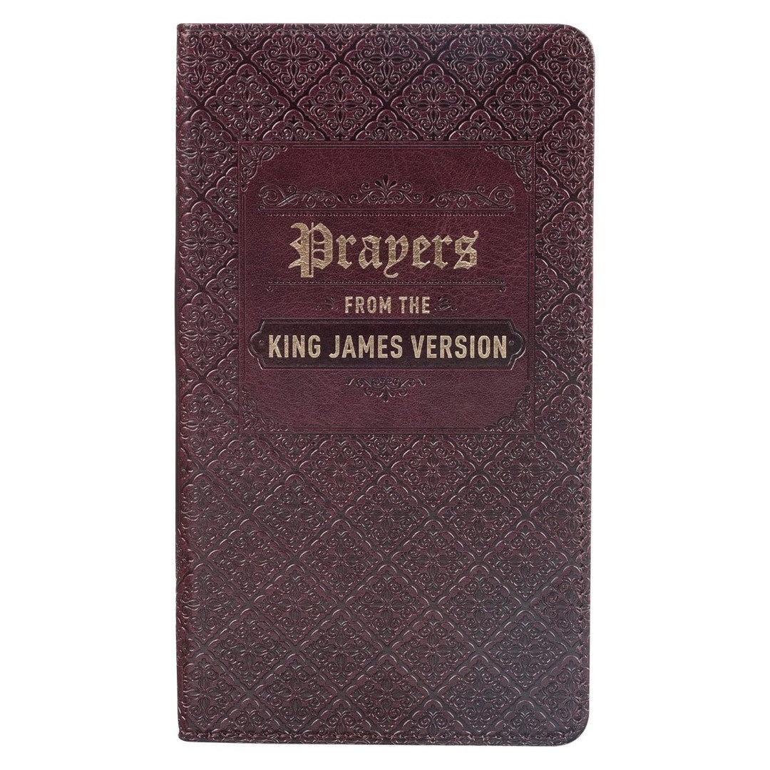 Prayers From The King James Version Brown Faux Leather Gift