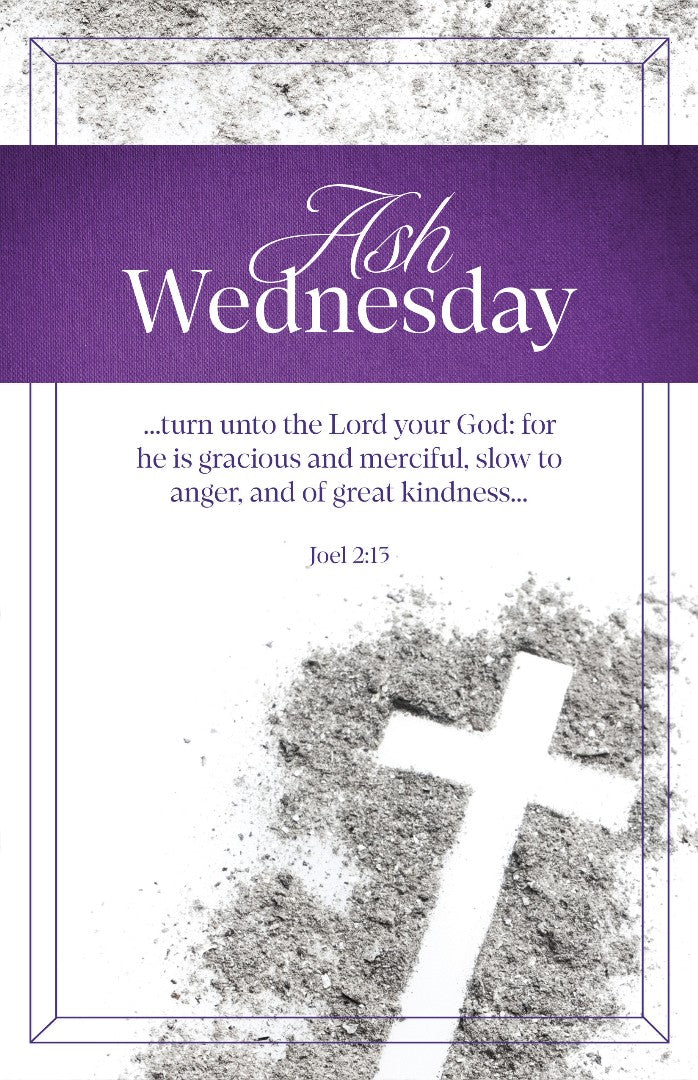 Ash Wednesday Bulletin: For He is Gracious (Pack of 100)