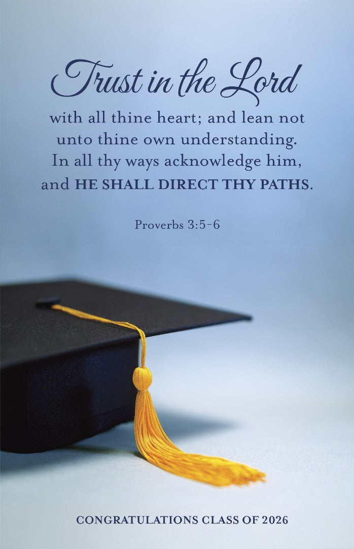 Graduation Bulletin: Congratulations 2026 (Pack of 100)