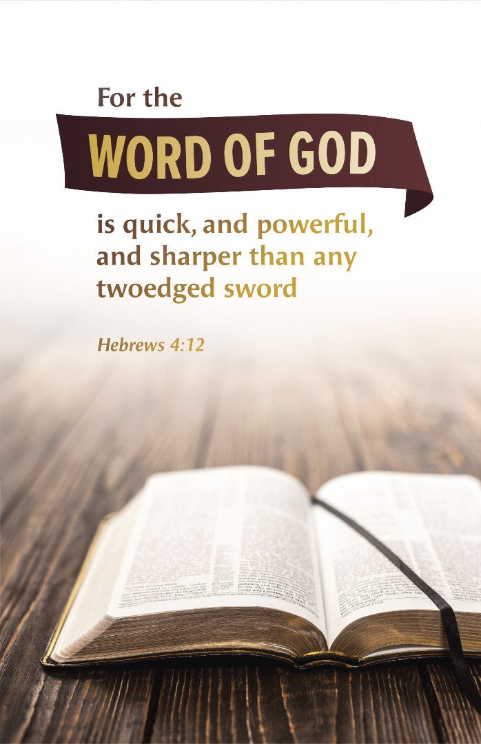 General Worship Bulletin: The Word (Pack of 100)