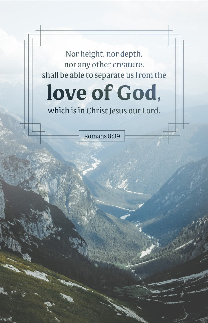 General Worship Bulletin: Love of God (Pack of 100)