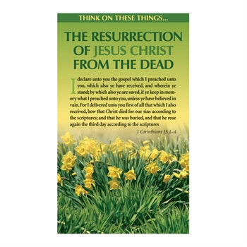 The Resurrection of Jesus Christ Tracts (pack of 50)