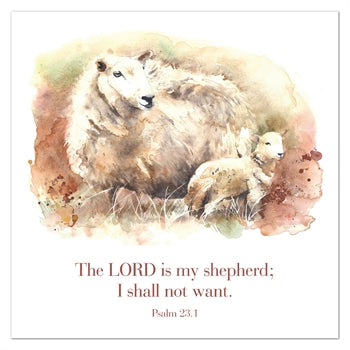 The Lord is My Shepherd Greeting Cards (pack of 6)
