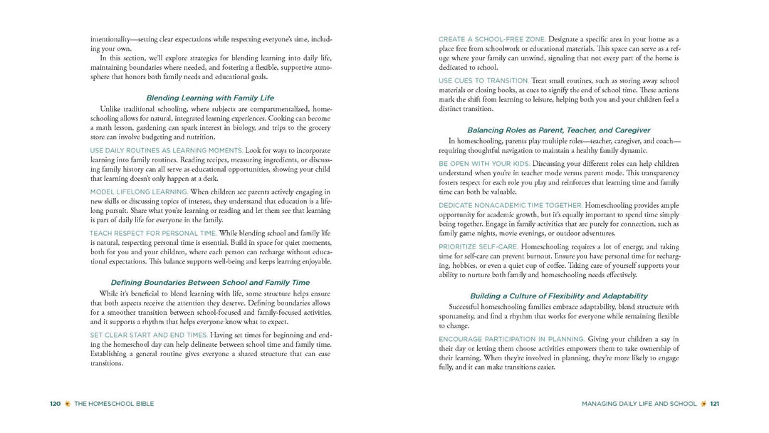 The Homeschool Bible - Re-vived