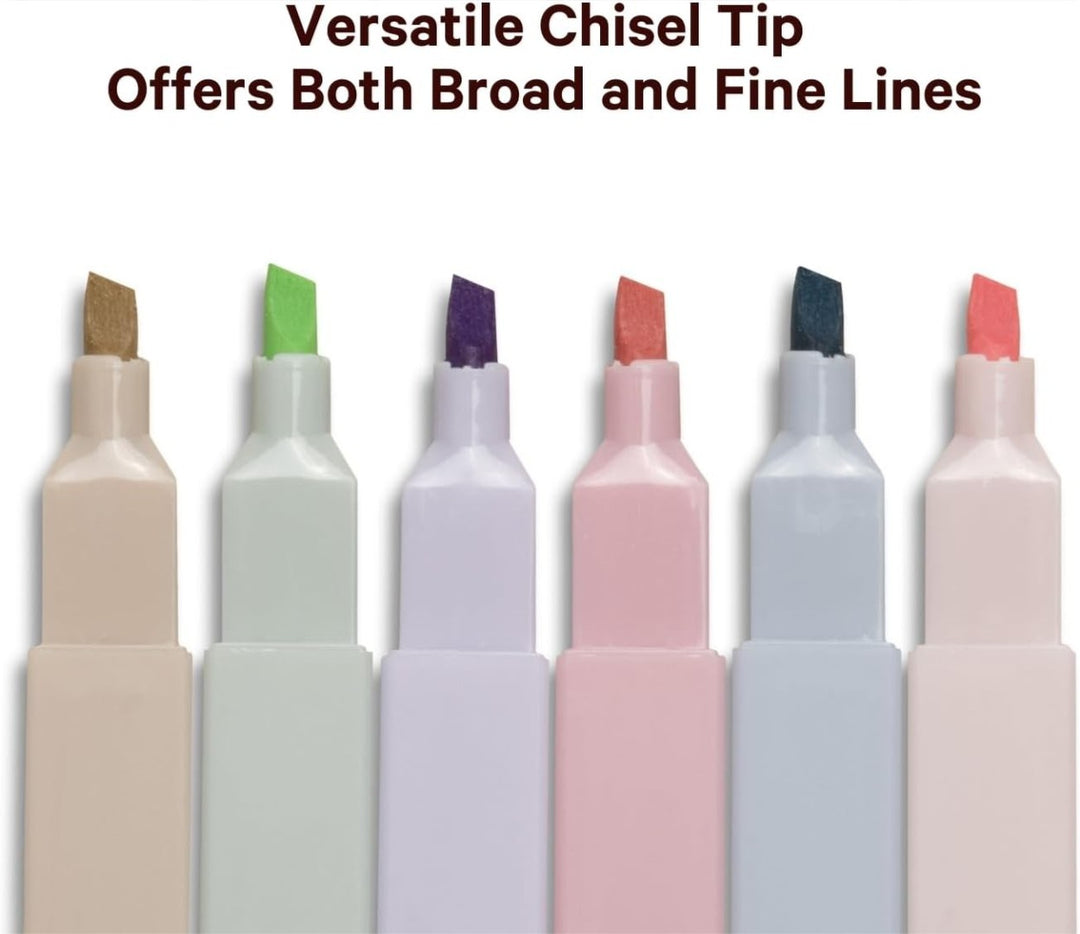 Evergreen Pastel Highlighters (Pack of 6)