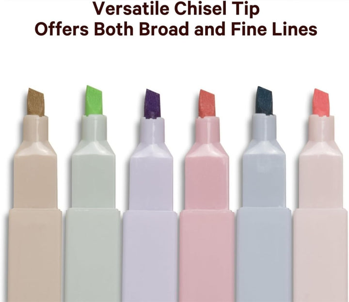 Evergreen Pastel Highlighters (Pack of 6)