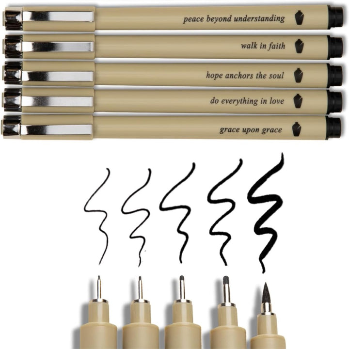 Evergreen Fineliner Pen Variety Pack