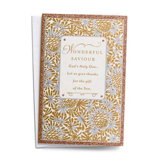 Premium Christmas Card Box - Wonderful Saviour (18 Cards) - Re-vived