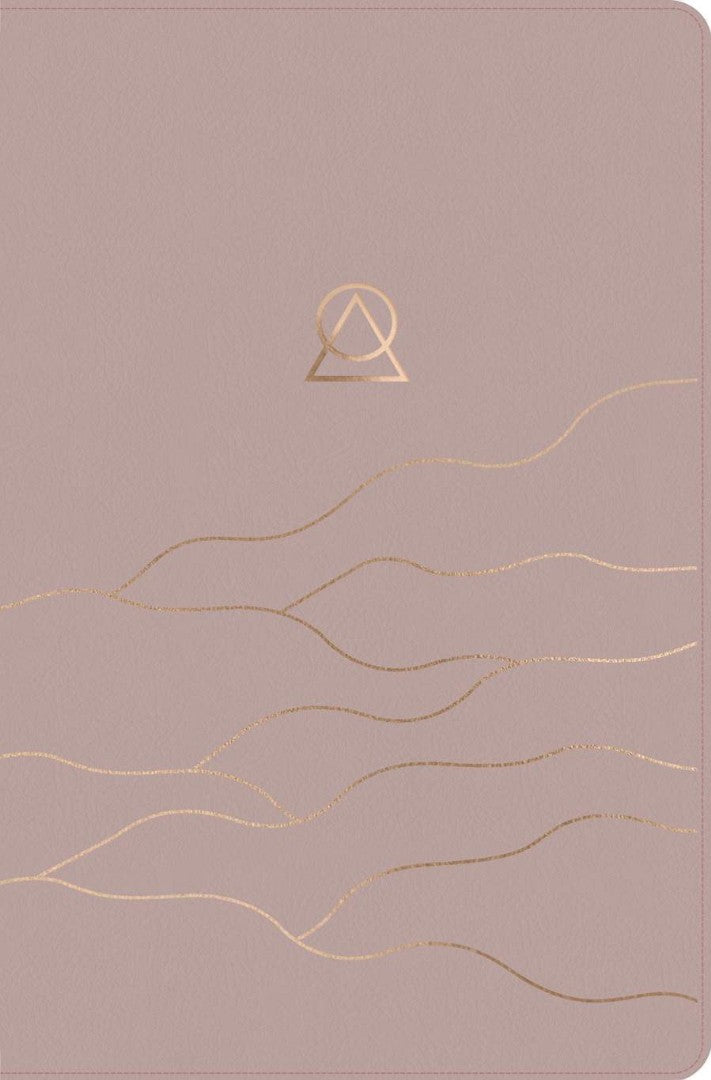 Message Women's Devotional Bible Large Print, Dusty Blush