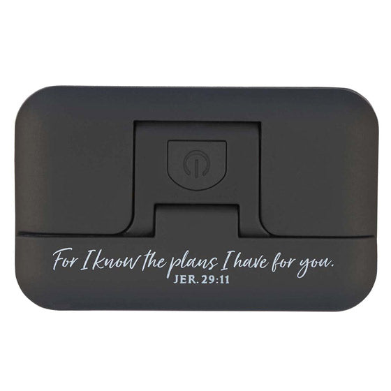 I Know The Plans Black Adjustable Clip-On Book Light - Jerem - Re-vived