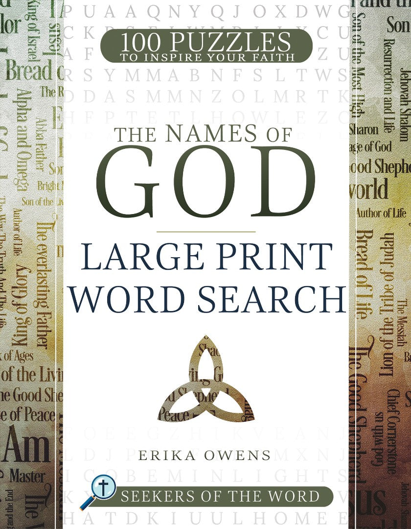 Names of God Large Print Word Search - Re-vived