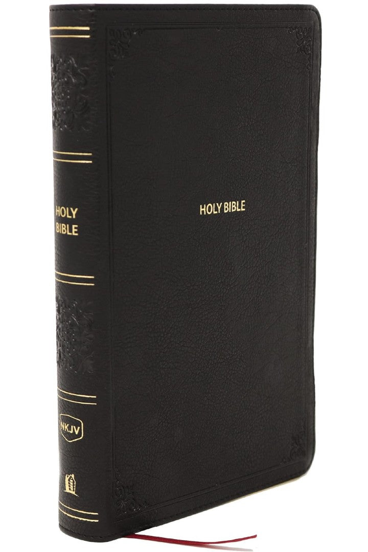 NKJV Giant Print End-Of-Verse Reference Bible, Black Leather
