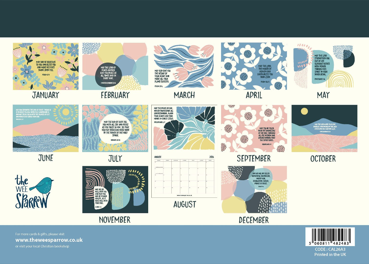 The Wee Sparrow 2026 A3 Calendar Revived