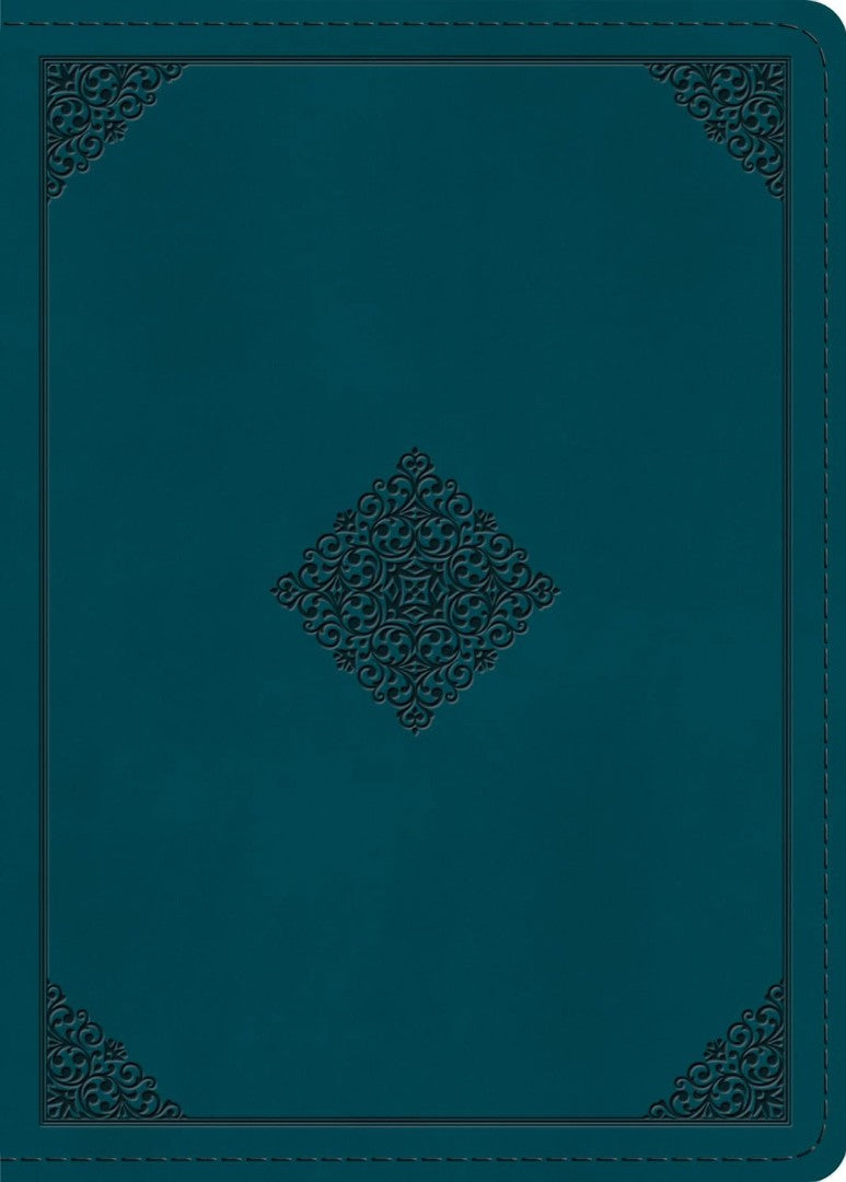 ESV Large Print Personal Size Bible, Red Letter, Teal