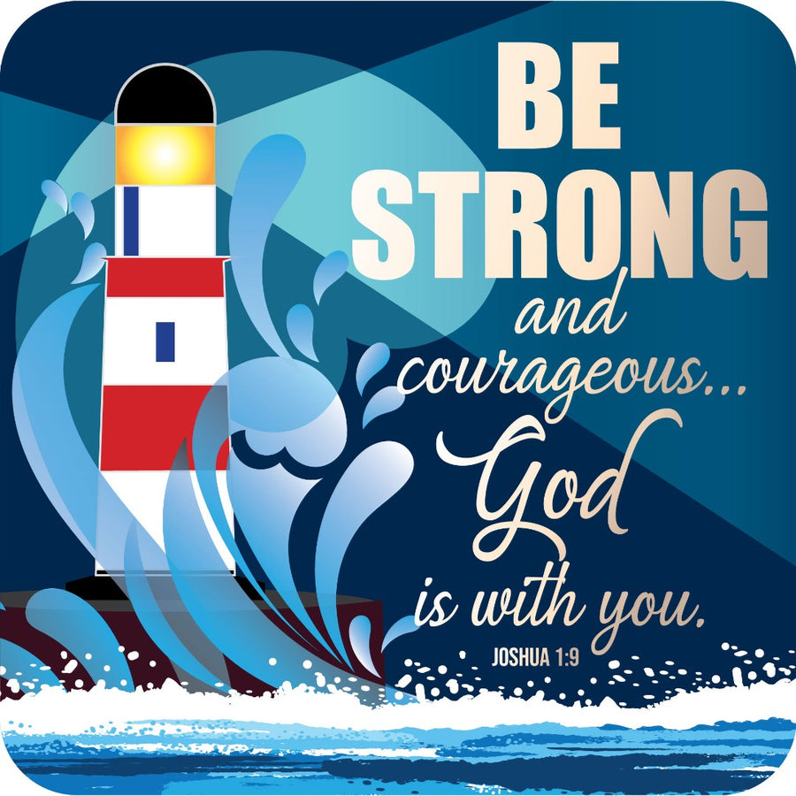 Be Strong Cork Coaster - Re-vived
