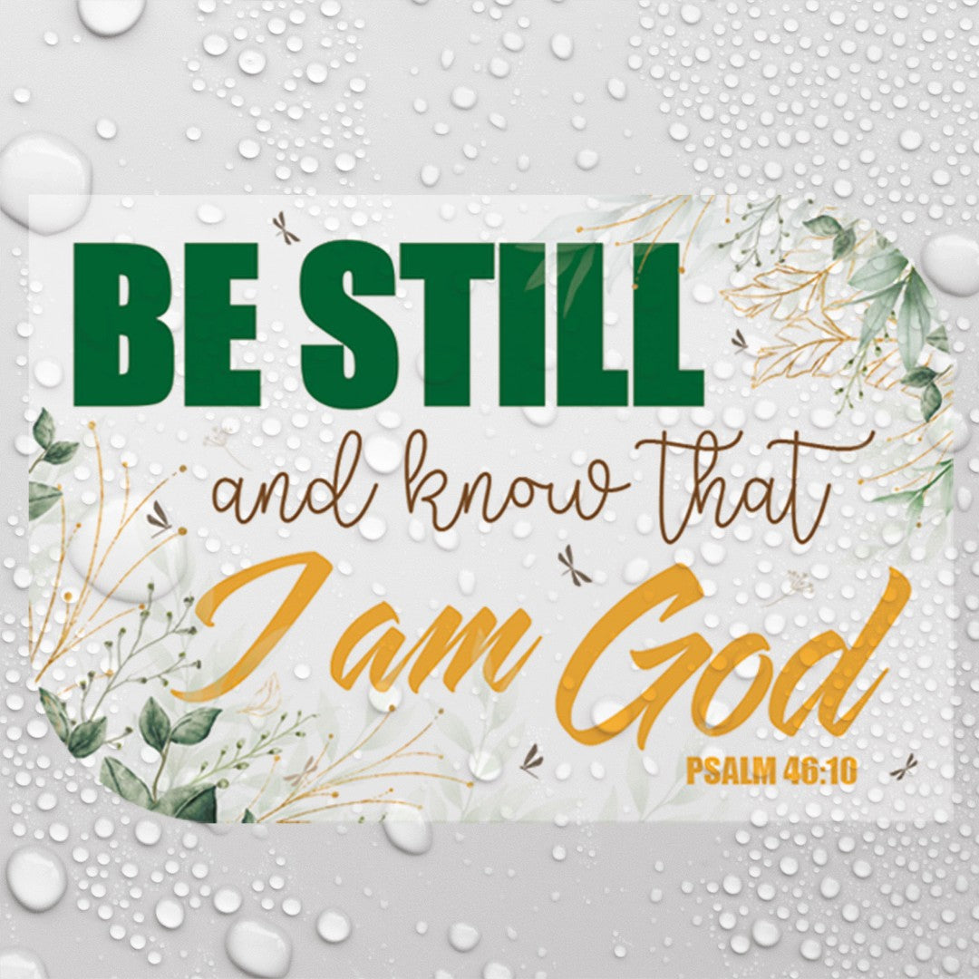 Be Still Vinyl Sticker - Re-vived
