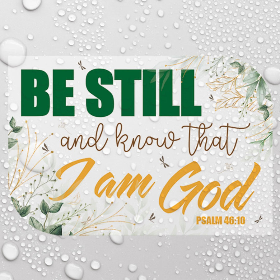 Be Still Vinyl Sticker - Re-vived