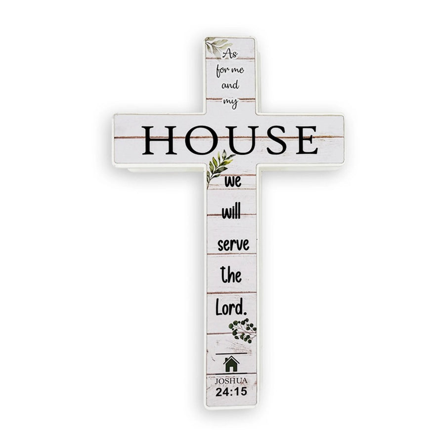 Large Standing Cross – As For Me And My House (Joshua 24:15) - Re-vived