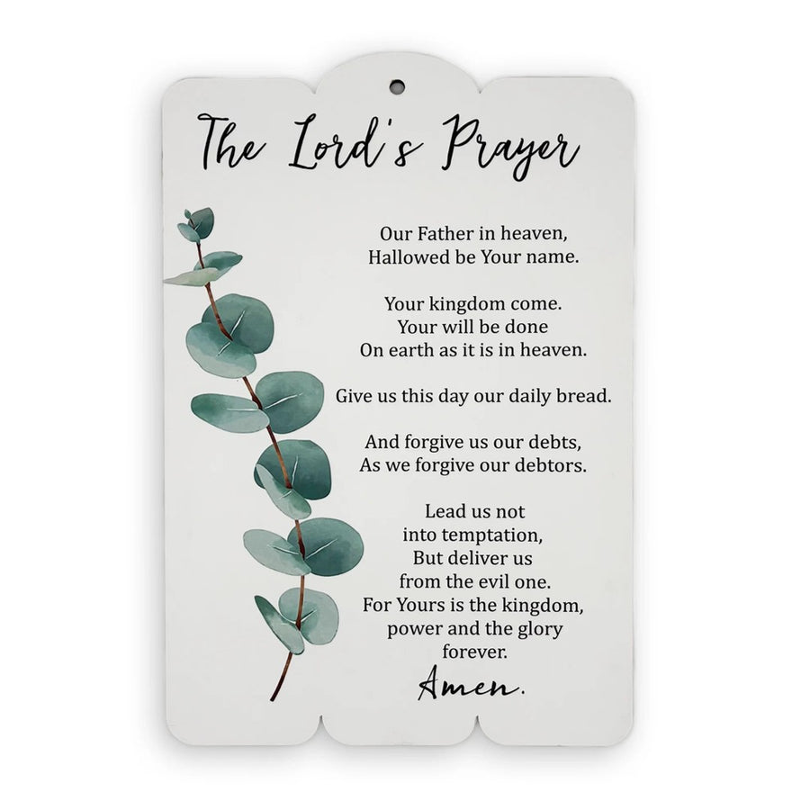 Wooden Wall Plaque – The Lord’s Prayer - Re-vived
