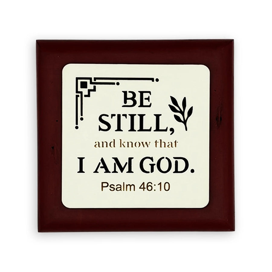 Be Still And Know That I Am God - Glow-In-The-Dark Plaque - Re-vived