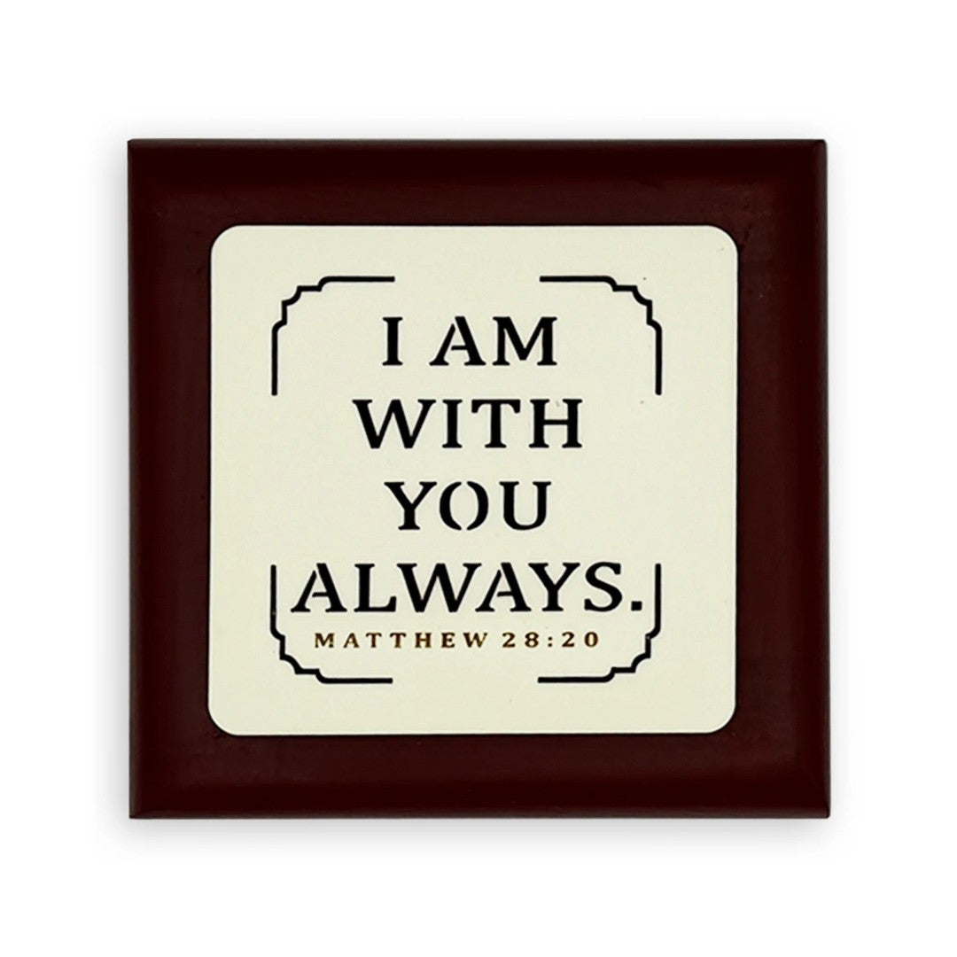 Glow-In-The-Dark Wall Plaque – I Am With You Always - Re-vived