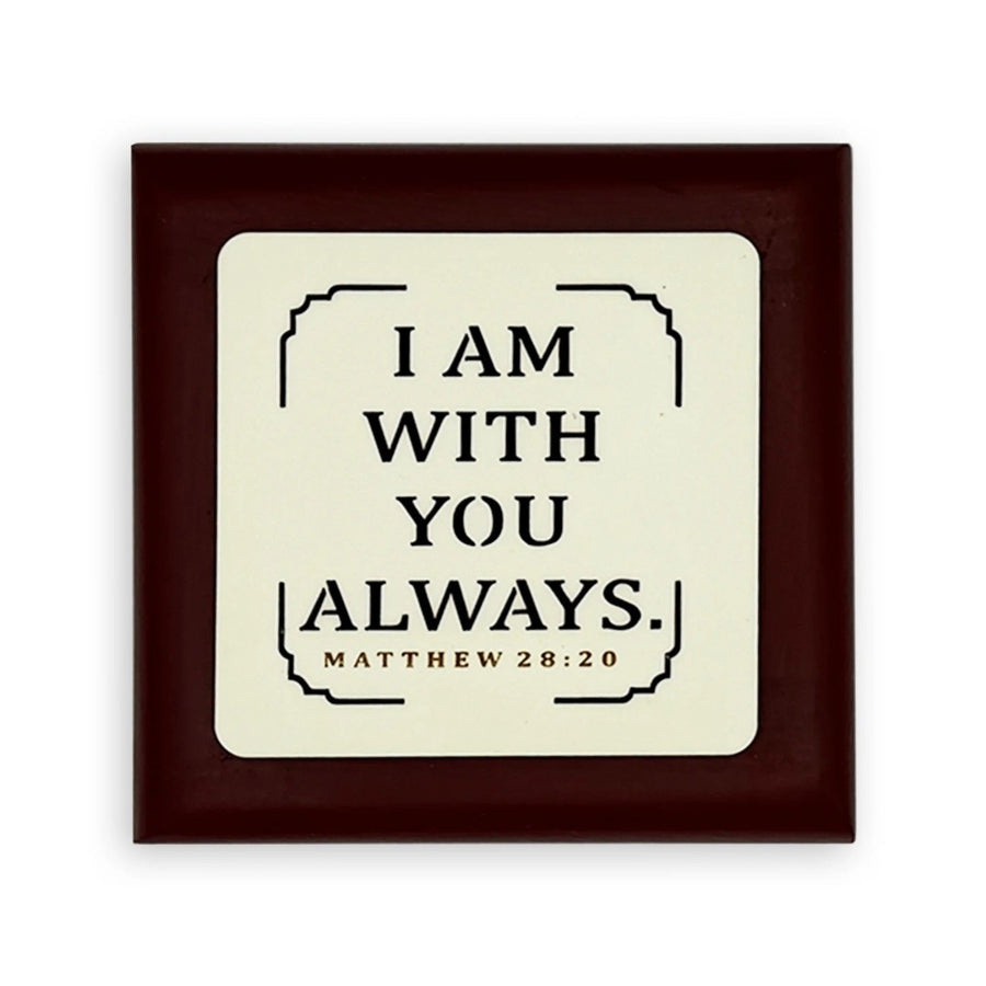 Glow-In-The-Dark Wall Plaque – I Am With You Always - Re-vived