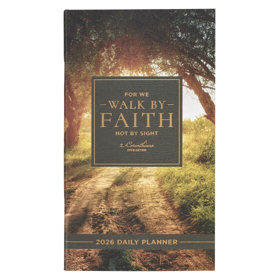 2026 Walk By Faith Country Path Small Daily Planner