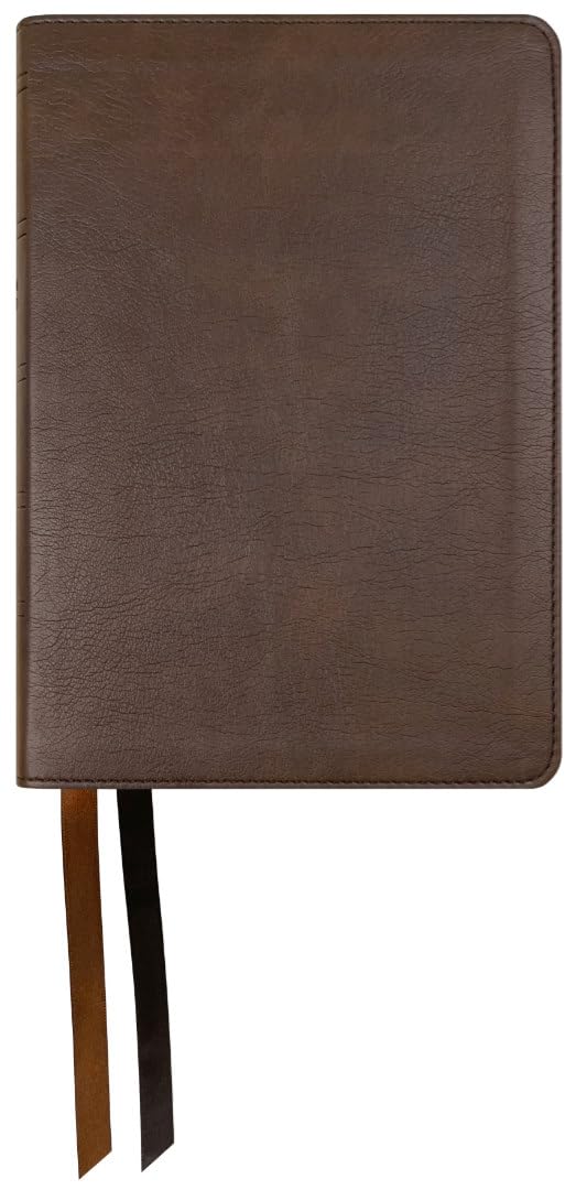 NASB 2020 Large Print Personal Size Bible, Brown - Re-vived