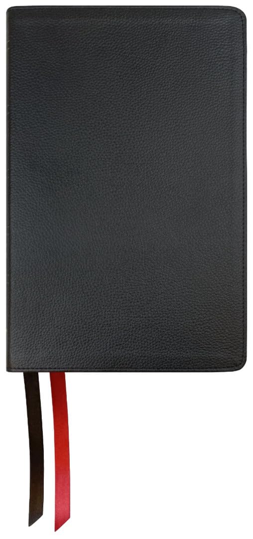 NASB 2020 Large Print Personal Size Bible, Black Leather - Re-vived