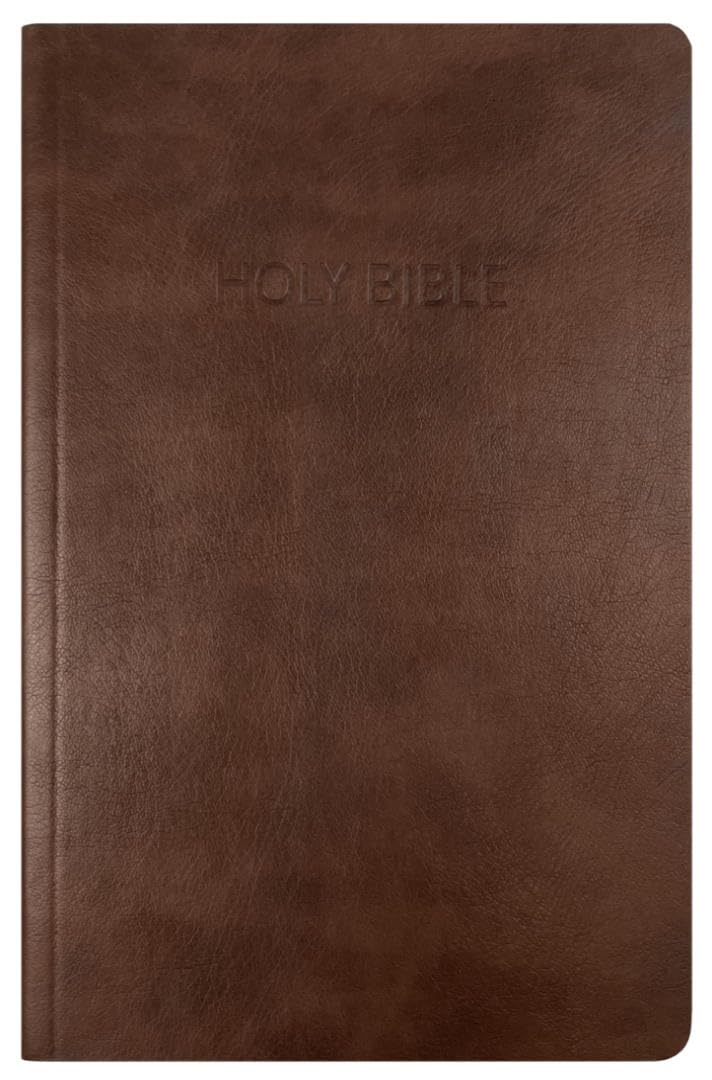NASB 2020 Large Print Text Bible, Brown - Re-vived