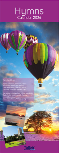 2026 Wall Calendar Hymns (Purple)
